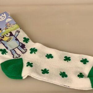 Bluey St Patrick’s Day Shamrock Socks